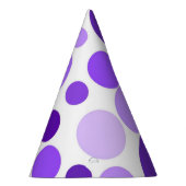 Chapeaux De Fètes Casquette de la fête des points pourpres (Droite)