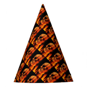 Chapeaux De Fètes Casquette de la fête d'Halloween/Crâne en feu