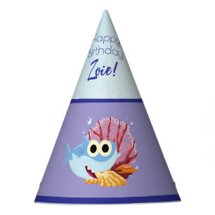 Chapeaux De Fètes Casquette de la fête du thème du requin personnali