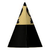 Chapeaux De Fètes Casquette de la fête Motif Soirée Noire de Nouvel (Dos)