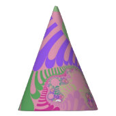 Chapeaux De Fètes Casquette de la fête Pink Rainbow Mod (Droite)