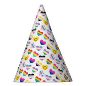 Chapeaux De Fètes Casquette de la fête Pride Hearts (Droite)