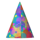 Chapeaux De Fètes Casquette de la fête Rainbow Bubbles (Dos)