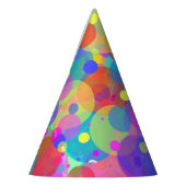 Chapeaux De Fètes Casquette de la fête Rainbow Bubbles (Gauche)