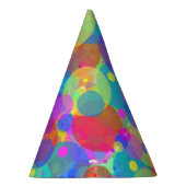 Chapeaux De Fètes Casquette de la fête Rainbow Bubbles (Droite)