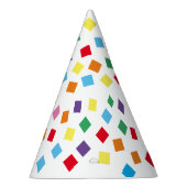 Chapeaux De Fètes Casquette de la fête Rainbow Confetti (Droite)