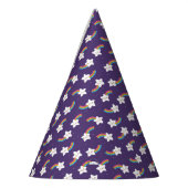 Chapeaux De Fètes Casquette de la fête Rainbow Stars (Gauche)