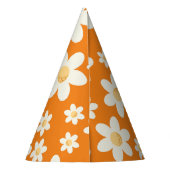 Chapeaux De Fètes Casquette de la fête Retro super | Boho Floral Bir (Dos)