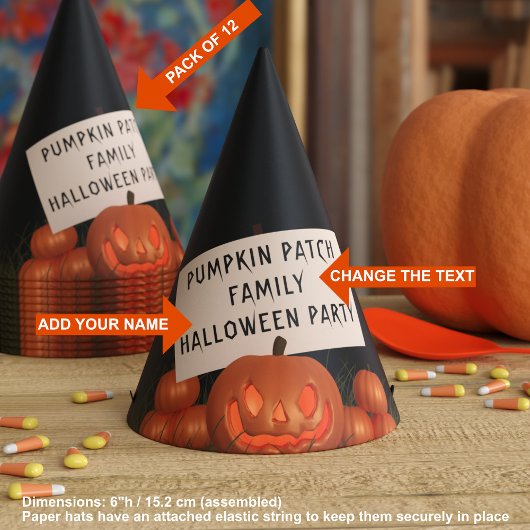 Chapeaux De Fètes Casquette de la partie Citrouille de Halloween