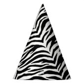 Chapeaux De Fètes Casquette de la partie d'impression Zebra (Gauche)