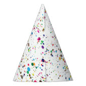 Chapeaux De Fètes Casquette de la partie Paint Splatter (Dos)