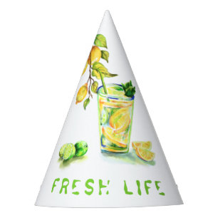 Chapeaux De Fètes Casquette de la partie papier à boire au citron fr