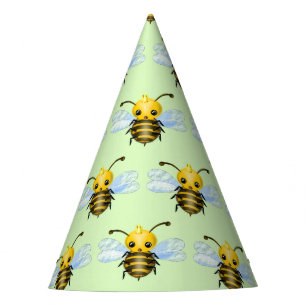 Chapeaux De Fètes Casquette de la partie papier de la reine d'abeill