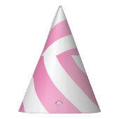 Chapeaux De Fètes Casquette de la personnaliser en bande rose (Gauche)