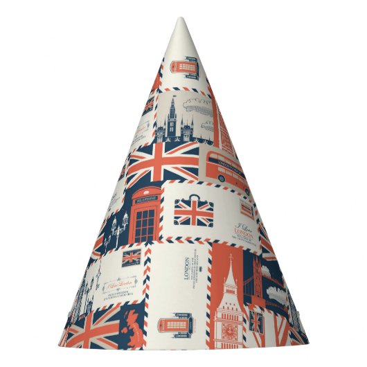 Chapeaux De Fètes Casquette de la Poste de Londres (Devant)