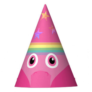 Chapeaux De Fètes Casquette de la soirée Costume visage rose arc-en-