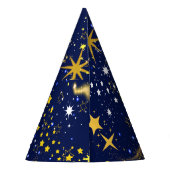 Chapeaux De Fètes Casquette de la soirée étoilée bleu foncé (Dos)