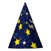 Chapeaux De Fètes Casquette de la soirée étoilée bleu foncé (Devant)