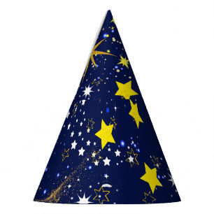 Chapeaux De Fètes Casquette de la soirée étoilée bleu foncé