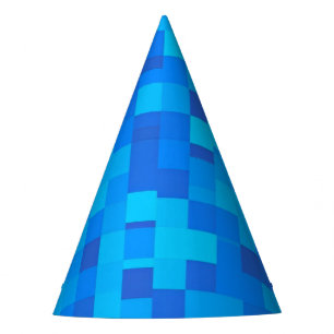 Chapeaux De Fètes Casquette de la soirée Pixel bleu