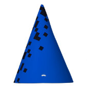 Chapeaux De Fètes Casquette de la soirée Pixel Blue Chunky (Droite)