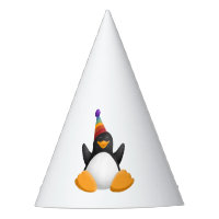 Casquette de partie de pingouin de joyeux