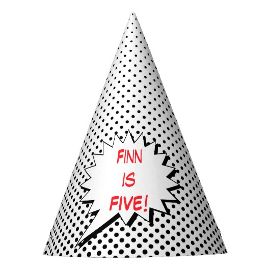 Chapeaux De Fètes Casquette de partie de super héros - point blanc (Devant)