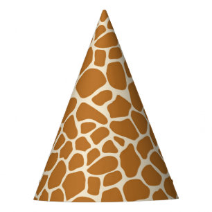 Chapeaux De Fètes Casquette de partie d'impression de girafe