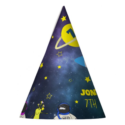 Chapeaux De Fètes Casquette de soirée spatiale (Gauche)