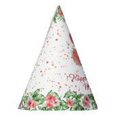 Chapeaux De Fètes Casquette du Flamant rose rose (Gauche)