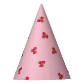 Chapeaux De Fètes Casquette du parti à thème fraise avec Arrière - p (Devant)
