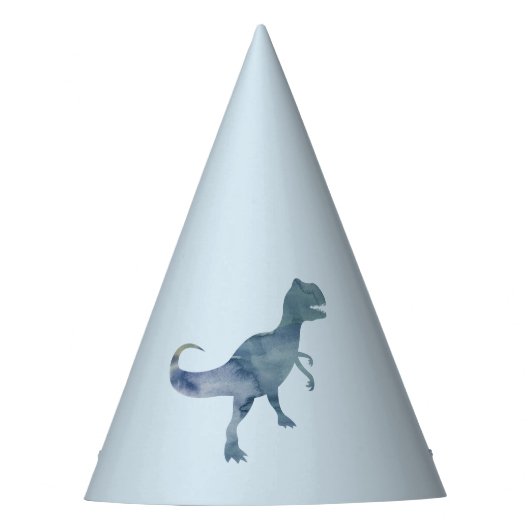 Chapeaux De Fètes Casquette du parti Blue Dinosaur Trex (Devant)