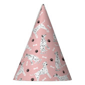 Chapeaux De Fètes Casquette du parti Dalmatien Paws and Bones (Gauche)