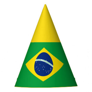 Chapeaux De Fètes Casquette du Parti du drapeau brésilien