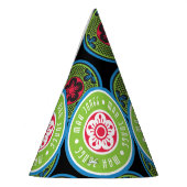 Chapeaux De Fètes Casquette du parti du logo Mah Jongg (Gauche)