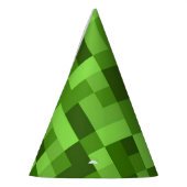 Chapeaux De Fètes Casquette du parti Green Chunky Pixel (Gauche)