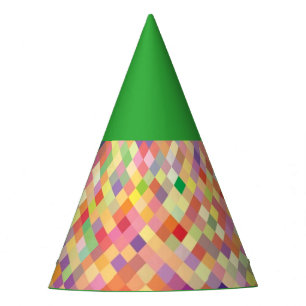 Chapeaux De Fètes Casquette du parti Green Harlequin