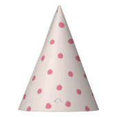 Chapeaux De Fètes Casquette du parti Pink Polka Dot (Gauche)