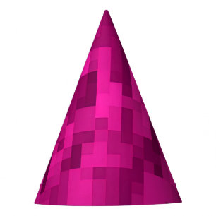 Chapeaux De Fètes Casquette du parti Pixel Rose