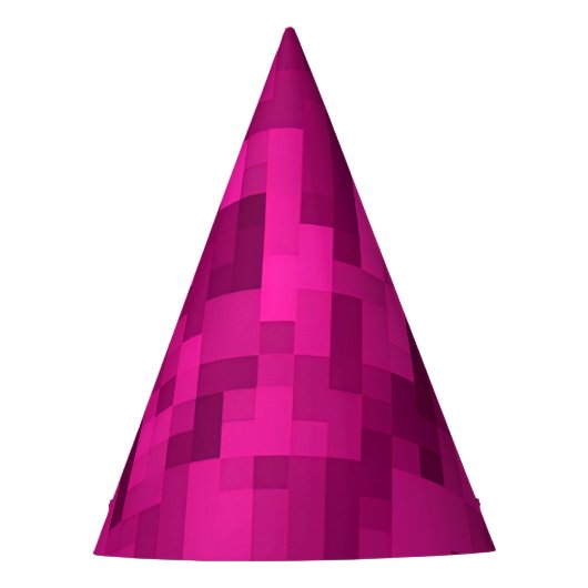 Chapeaux De Fètes Casquette du parti Pixel Rose (Devant)