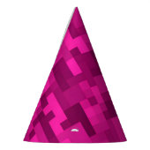 Chapeaux De Fètes Casquette du parti Pixel Rose (Gauche)