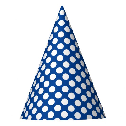 Chapeaux De Fètes Casquette du parti Polka Dot Blue (Devant)