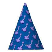 Chapeaux De Fètes Casquette du parti Purple Dino (Droite)
