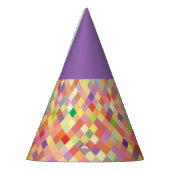 Chapeaux De Fètes Casquette du parti Purple Harlequin (Gauche)