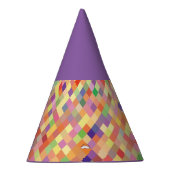 Chapeaux De Fètes Casquette du parti Purple Harlequin (Droite)