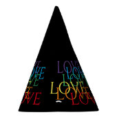 Chapeaux De Fètes CASQUETTE du parti RAINBOW LOVE II (Droite)