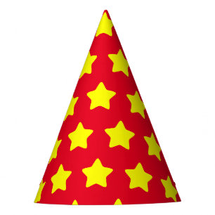 Chapeaux De Fètes Casquette du Parti rouge étoile jaune