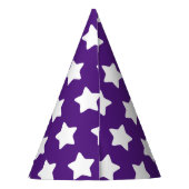 Chapeaux De Fètes Casquette du parti Star Patterned Purple (Dos)