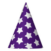 Chapeaux De Fètes Casquette du parti Star Patterned Purple (Gauche)