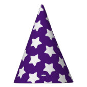 Chapeaux De Fètes Casquette du parti Star Patterned Purple (Droite)